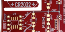 Close up view of a circuit board