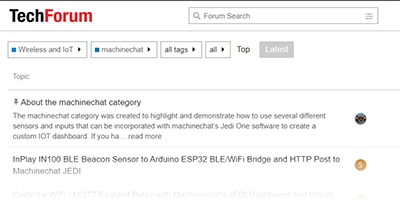 Image of Overall TechForum category on MachineChat
