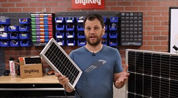 a screen capture of a video showing how to build a MPPT controller