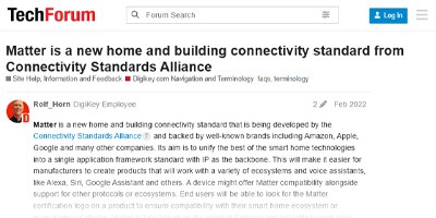 Image of Matter is a new home and building connectivity standard from Connectivity Standards Alliance