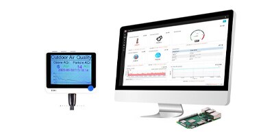 Image of Related Content Card: Use Machinechat and MQTT to set up a Wio Terminal as a remote outdoor air quality monitoring display