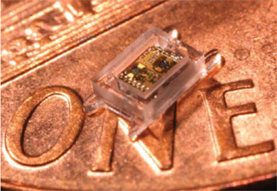Millimeter scale computer wireless sensor photo Image of Millimeter scale computer wireless sensor photo