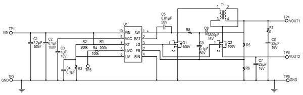 A practical solution for dual-voltage outputs using synchronous buck regulator LM5006 Image of A practical solution for dual-voltage outputs using synchronous buck regulator LM5006