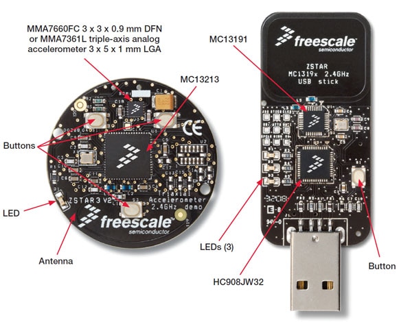 Freescale XSTAR3 sensor board and access point Image of Freescale XSTAR3 sensor board and access point