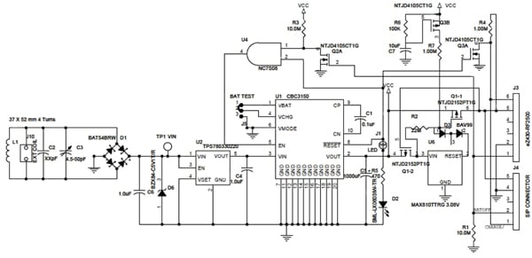 Schematic of the CBC-EVAL-11 receiver board Image of Schematic of the CBC-EVAL-11 receiver board