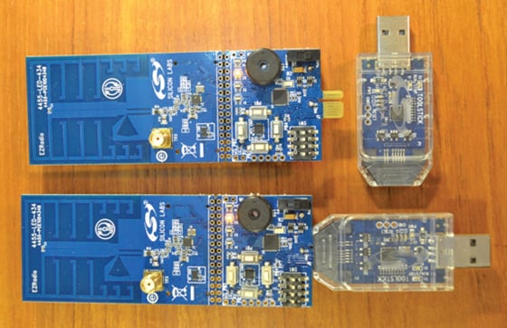 Si4455 RFSticks and ToolStick Base Adapters Image of Si4455 RFSticks and ToolStick Base Adapters