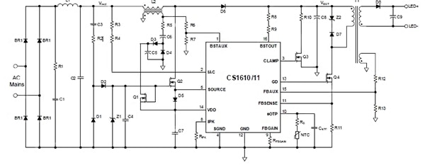 ICs in the CS1610 family from Cirrus Logic Image of ICs in the CS1610 family from Cirrus Logic