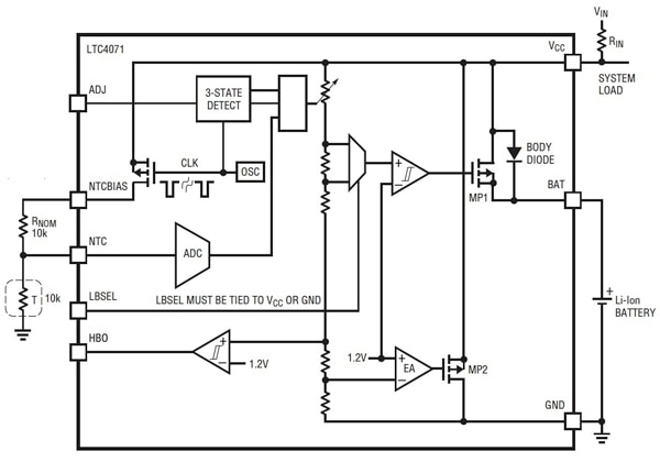 Linear Technology LTC4071 Image of Linear Technology LTC4071