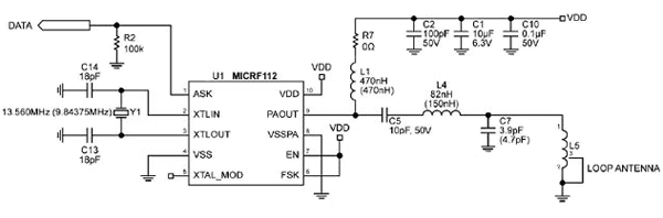 Micrel MICRF112YMM diagram Micrel MICRF112YMM diagram