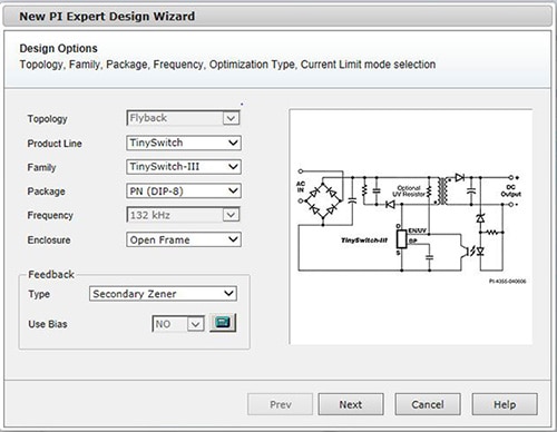 PI Expert design wizard template Image of PI Expert design wizard template