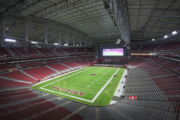 2015 Super Bowl at University of Phoenix Stadium Image of 2015 Super Bowl at University of Phoenix Stadium
