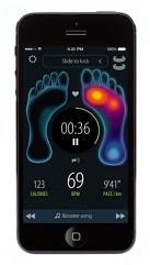 Smart socks with embedded sensors app Image of smart socks with embedded sensors app