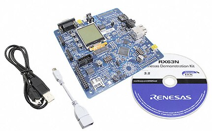 Renesas RX63N ethernet kit Image of Renesas RX63N ethernet kit