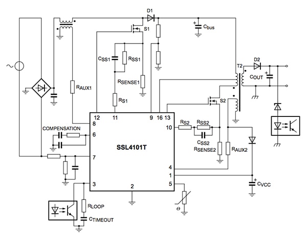 NXP SSL4101 Block diagram of the NXP SSL4101