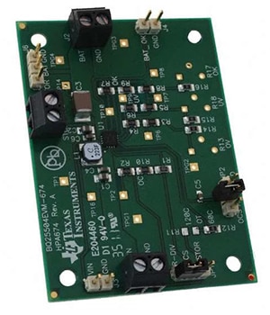 Texas Instruments bq25504 evaluation board Image of Texas Instruments bq25504 evaluation board