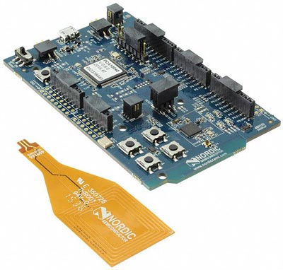 nRF52 development board from Nordic Semiconductor Image of nRF52 development board from Nordic Semiconductor