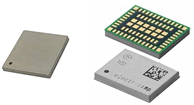 Electric Imp imp005 (left) and imp003 (right) Image des modules imp005 (gauche) et imp003 (droite) d'Electric Imp