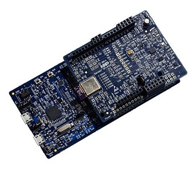NXP LPC54102 sensor processing/motion evaluation board Image of NXP LPC54102 sensor processing/motion evaluation board
