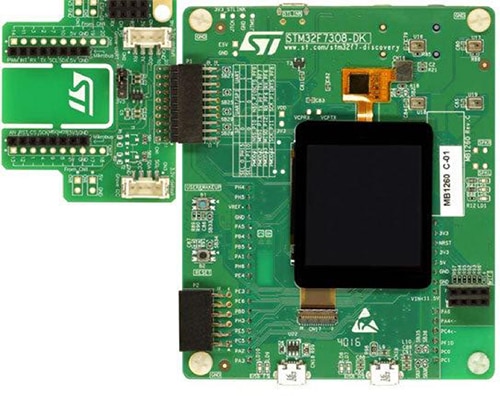STMicroelectronics' STM32F7308-DK Discovery Board