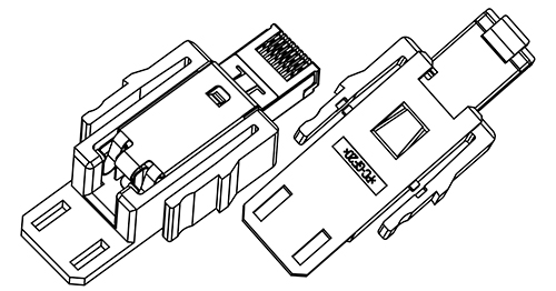 HARTING 09454001520 connector Diagram of HARTING 09454001520 connector