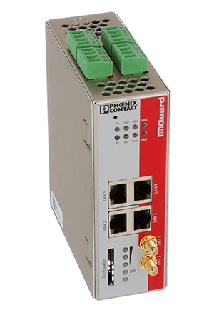 Phoenix Contact 1010464 cellular router Image du routeur cellulaire 1010464 de Phoenix Contact