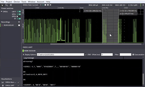 Paging time window set to 5 sec as reference with no eDRX enabled (click to enlarge) Image of paging time window set to 5 sec as reference with no eDRX enabled (click to enlarge)