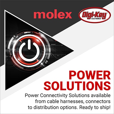 Molex and DigiKey power solutions  Immagine delle soluzioni di alimentazione di Molex e DigiKey