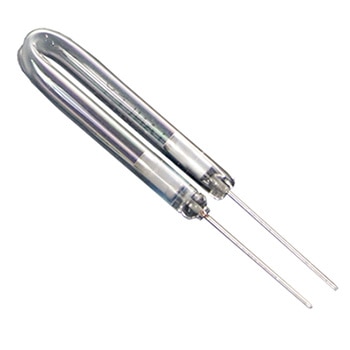 Low-pressure mercury vapor lamps תמונה של מנורות אדי-כספית בלחץ נמוך