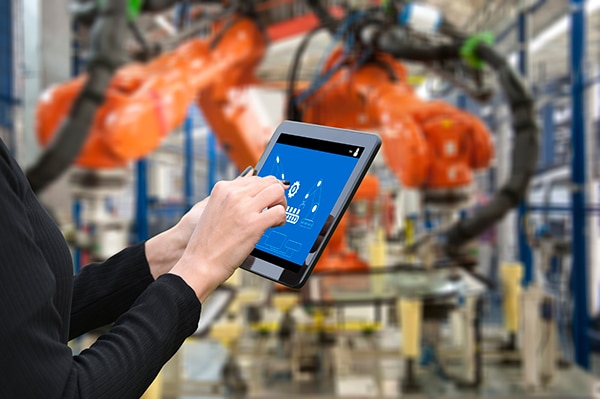 Industry 4.0 (also called the industrial Internet of Things or IIoT) תמונה של Industry 4.0 (נקראת גם אינטרנט תעשייתי של דברים או IIoT)