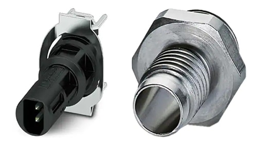 Phoenix Contact 1163793 M8-2 insert and 1412502 M8 shell Image of Phoenix Contact 1163793 M8-2 insert and 1412502 M8 shell