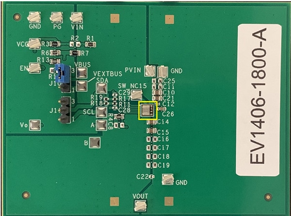 TDK Corporation EV1406-1800A evaluation board Image of TDK Corporation EV1406-1800A evaluation board
