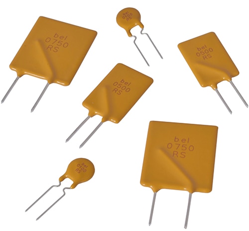 Bel Fuse OZRS radial-leaded PPTCs Bel Fuse 的 OZRS 徑向引線 PPTC 圖片