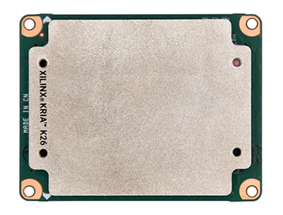 Production-optimized Xilinx Kira 26 SOMs Billede af produktionsoptimerede Xilinx Kira 26 SOM'er