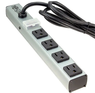 Tripp Lite PS120406 four-outlet power strip Image of Tripp Lite PS120406 four-outlet power strip
