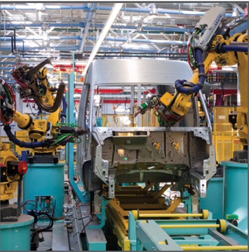 Robot work cells require vital safety systems Image of robot work cells require vital safety systems
