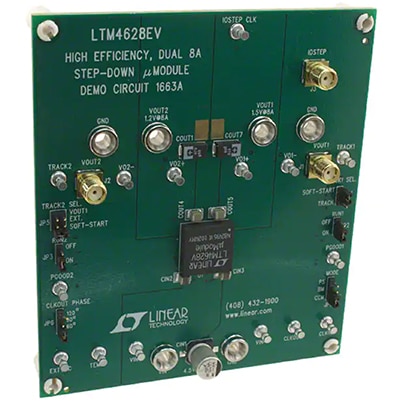 Analog Devices DC1663A demo board Image of Analog Devices DC1663A demo board