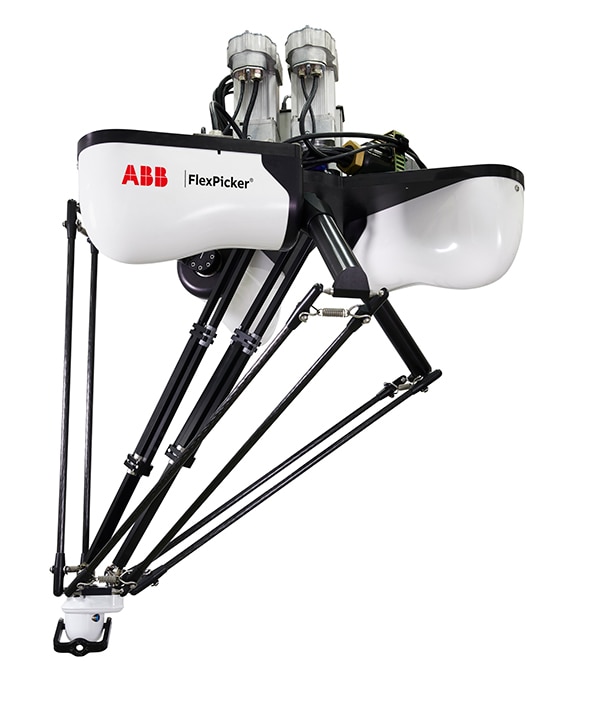 Some delta robots maneuver through five axes to orient objects of all types Image of some delta robots maneuver through five axes to orient objects of all types