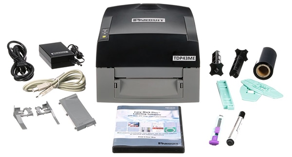 Panduit TDP43ME thermal transfer printer Image of Panduit TDP43ME thermal transfer printer