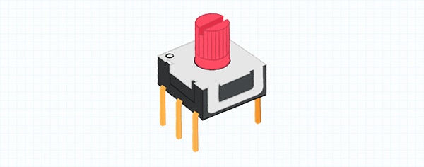Rotary DIP switch example รูปภาพตัวอย่างสวิตช์ DIP แบบหมุน
