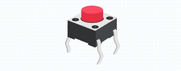 Tactile switch example รูปภาพตัวอย่างสวิตช์สัมผัส