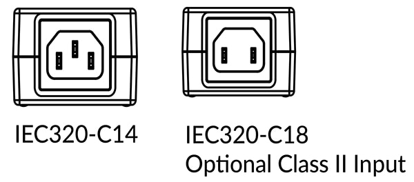 Class I (left) and Class II (right) units Schéma des unités de classe I (à gauche) et de classe II (à droite)