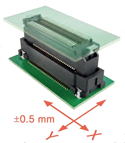 JAE Electronics MA01F030VABBR300 is the bottom half of this MA01 connection Kuva: JAE Electronicsin MA01F030VABBR300 muodostaa tämän MA01-liitännän alaosan