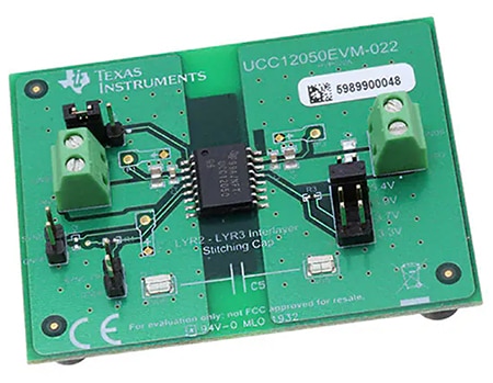 Texas Instruments UCC12050EVM-022 eval board Image of Texas Instruments UCC12050EVM-022 eval board