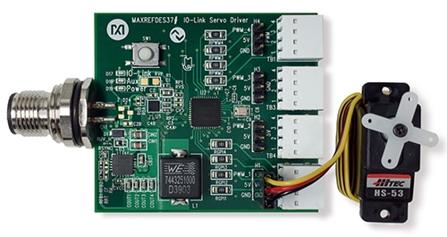 Analog Devices MAXREFDES37# IO-Link servo drive reference design Image of Analog Devices MAXREFDES37# IO-Link servo drive reference design