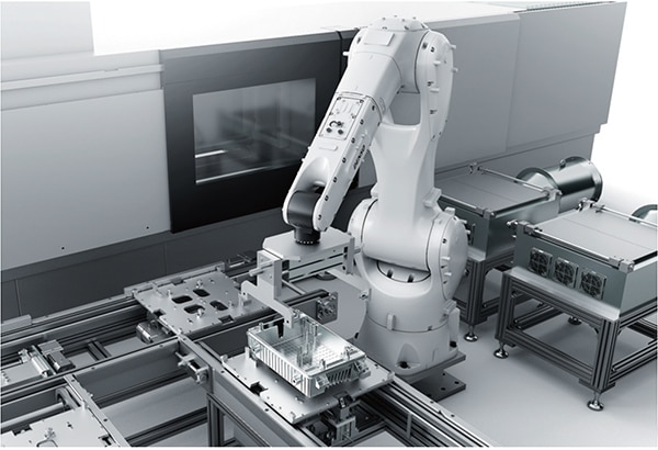 Denso Robotics six-axis articulated robot Image of Denso Robotics six-axis articulated robot