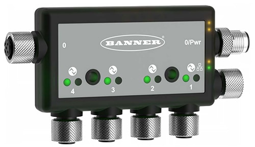 Banner Engineering DXMR90-4K IO-Link master device Image of Banner Engineering DXMR90-4K IO-Link master device
