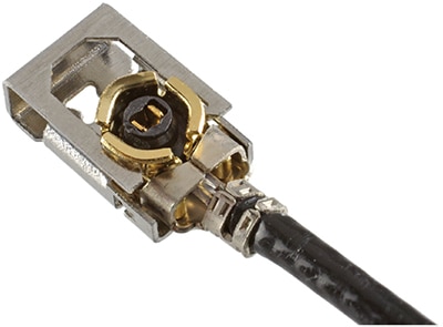 MHF connector system from Molex Image du système de connecteur MHF de Molex