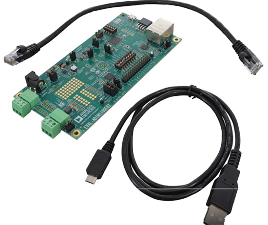 Analog Devices ADIN1100 Ethernet PHY Interface Evaluation Board Image of Analog Devices ADIN1100 Ethernet PHY Interface Evaluation Board