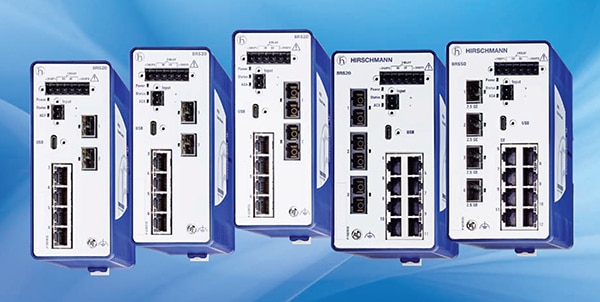 Hirschmann BOBCAT managed Ethernet switches Hirschmann 的 BOBCAT 網管型乙太網路交換器圖片