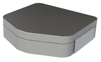 KEMET METCOM MPX form factor Image of KEMET METCOM MPX form factor